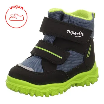 Chlapecké zimní boty HUSKY1 Black/Light Green Gore-Tex, Superfit,1-006045-0000