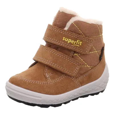 Dětské zimní boty GROOVY 2.0 Brown/Yellow Gore-TEX, Superfit,1-106314-3000