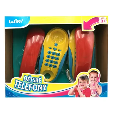 Dětské drátové telefony - český obal, Wiky, W009623