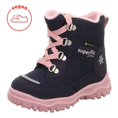 Dívčí zimní boty HUSKY1 Blue/Pink Gore-Tex, Superfit,1-006046-8010