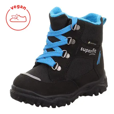 Chlapecké zimní boty HUSKY1 Black/Light Blue Gore-Tex, Superfit,1-006046-0000