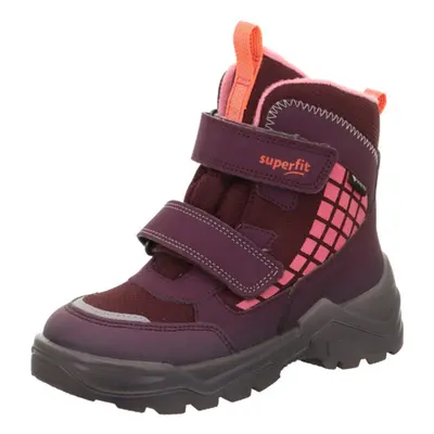 Dívčí zimní boty SNOW MAX Red/Pink Gore-TEX, Superfit,1-002022-5000