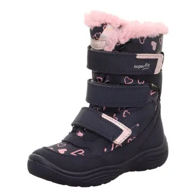 Dívčí zimní boty CRYSTAL Blue/Pink Gore-Tex, Superfit,1-009090-8020