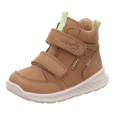 Dětská celoroční obuv BREEZE Brown/Light Green Gore-Tex, Superfit,1-000367-3020