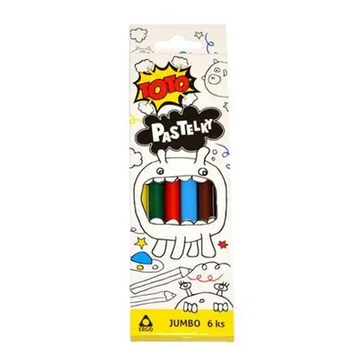 Pastelky Jumbo ERGO 6 ks, TOTO, W811043