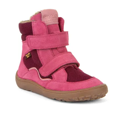 Dívčí zimní barefoot boty TEX WINTER Fuxia, Froddo, G3160233-5, fuxia