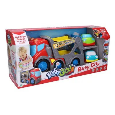 Kiddy Auto odtahovka s efekty 31 cm 2 auta 9 cm, Wiky Vehicles, W012388