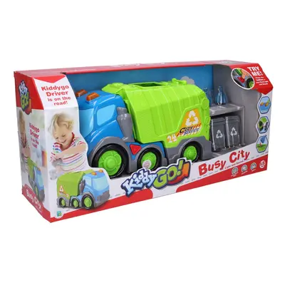 Kiddy Auto popelářské s efekty 31 cm 2 ks popelnice, Wiky Vehicles, W012387