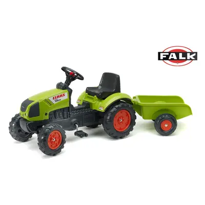 Šlapací traktor Claas Arion s vlečkou, Falk, W011258