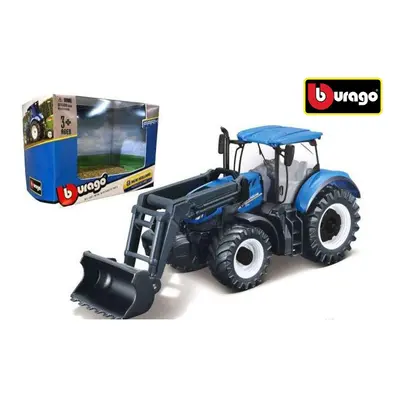 Bburago Farm Traktor New Holland s přední lžící, W012162