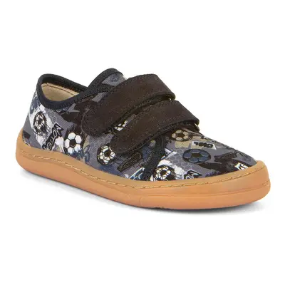 Chlapecké barefoot tenisky CANVAS Gray/Blue Froddo G1700379-26 šedá