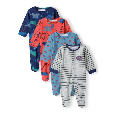 Overal kojenecký 4pack, Minoti, 15mbaby 3b, kluk | 9-12m