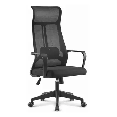 Černé látkové kancelářské křeslo HELLS Chair HC-1025