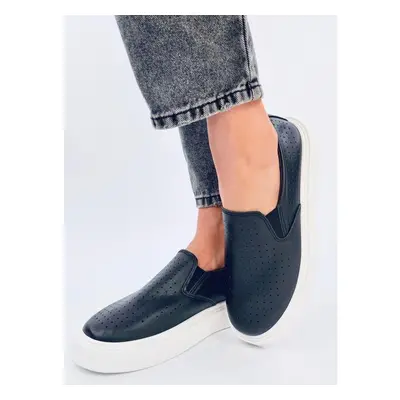 Dámské černé slip-on tenisky