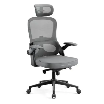 Šedé ergonomické křeslo Diablo V-Light