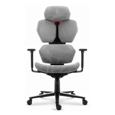 Šedé ergonomické křeslo HELLS CHAIR HC- 1010