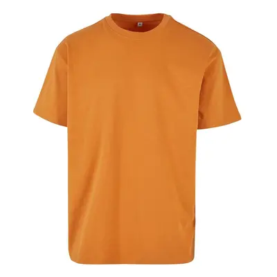 Build Your Brand Pánské tričko Heavy Oversize Tee - Oranžová