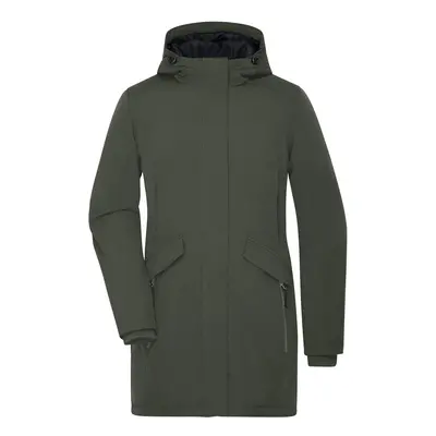 James & Nicholson (Daiber) Elegantní dámská zimní parka JN1175 - Olivově zelená