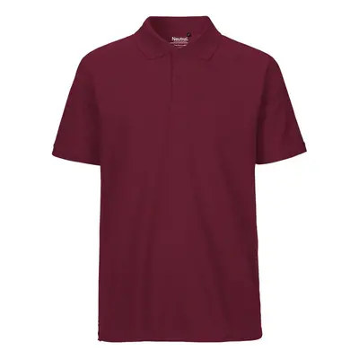 Neutral Pánská polokošile Classic z organické Fairtrade bavlny - Bordeaux