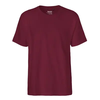 Neutral Pánské tričko Classic z organické Fairtrade bavlny - Bordeaux