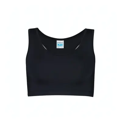 Just Cool Dámský sportovní crop top - Černá