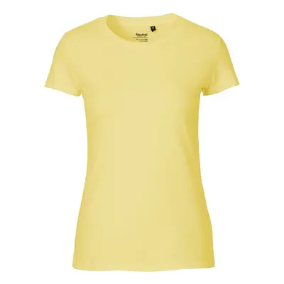 Neutral Dámské tričko Fit z organické Fairtrade bavlny - Dusty yellow