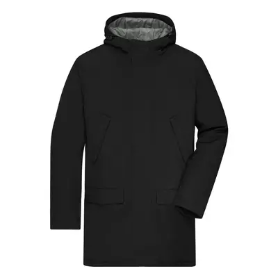 James & Nicholson Elegantní pánská zimní parka JN1176 - Černá