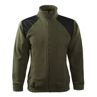 MALFINI Fleecová mikina Jacket Hi-Q - Military