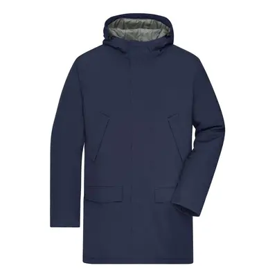 James & Nicholson (Daiber) Elegantní pánská zimní parka JN1176 - Tmavě modrá