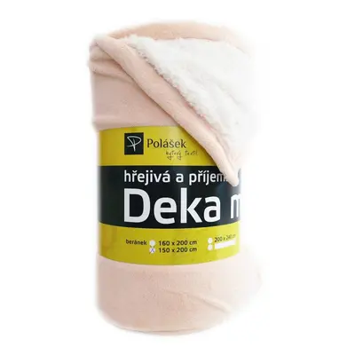 Polášek Deka s beránkem - Bílá káva