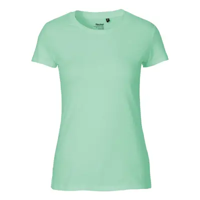 Neutral Dámské tričko Fit z organické Fairtrade bavlny - Dusty mint