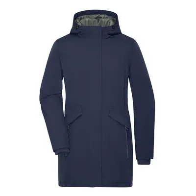 James & Nicholson Elegantní dámská zimní parka JN1175 - Tmavě modrá