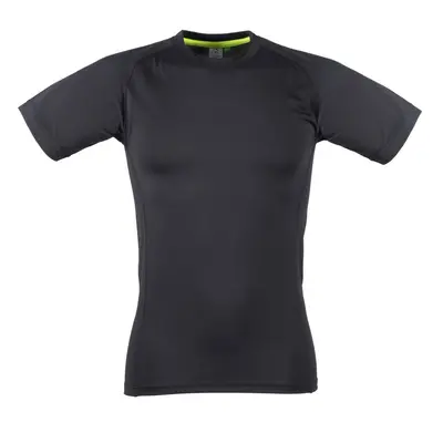 Tombo Pánské sportovní Slim-Fit tričko - Černá / černá