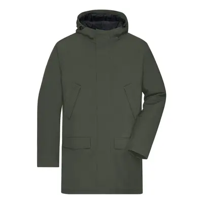 James & Nicholson (Daiber) Elegantní pánská zimní parka JN1176 - Olivově zelená