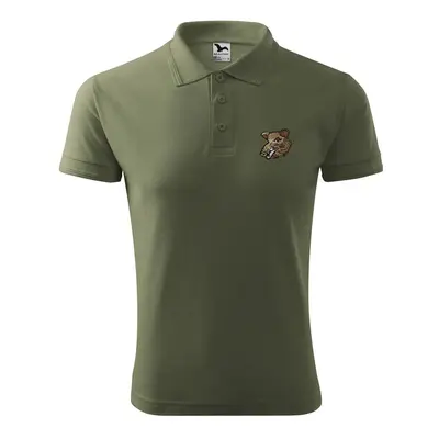 Bontis Polokošile výšivkou Divočák - Khaki