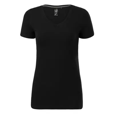 MALFINI Dámské tričko Action V-neck - Černá