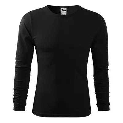 MALFINI Pánské tričko dlouhým rukávem Fit-T Long Sleeve - Černá