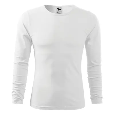 MALFINI Pánské tričko dlouhým rukávem Fit-T Long Sleeve - Bílá