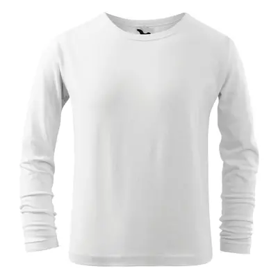 MALFINI Dětské tričko s dlouhým rukávem Long Sleeve - Bílá