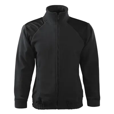 MALFINI Fleecová mikina Jacket Hi-Q - Ebony gray