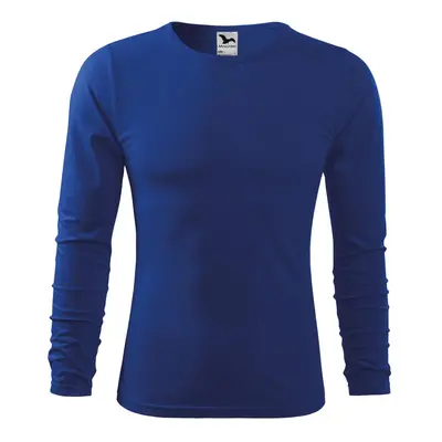 MALFINI Pánské tričko s dlouhým rukávem Fit-T Long Sleeve - Královská modrá