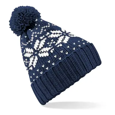 Beechfield Zimní čepice s norským vzorem Fair Isle Snowstar