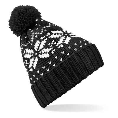 Beechfield Zimní čepice s norským vzorem Fair Isle Snowstar