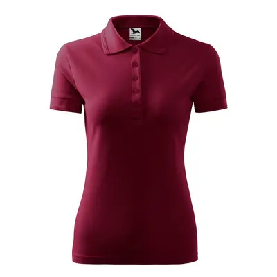 MALFINI Dámská polokošile Pique Polo - Garnet