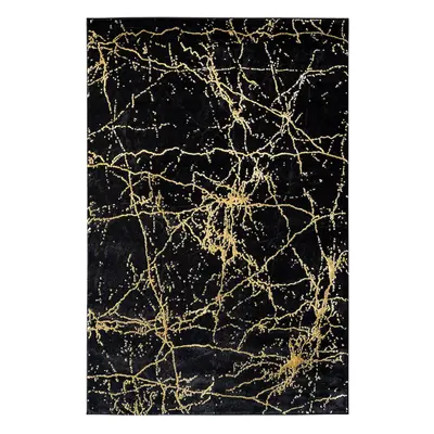 Kusový koberec ELITE 4355 black/gold 80x150 cm