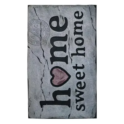 Rohož Ecomat - Home Sweet Home Stone 46x76 cm