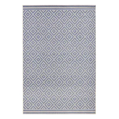 Kusový koberec Northrugs Meadow 102464 Blue Cream 80x150 cm