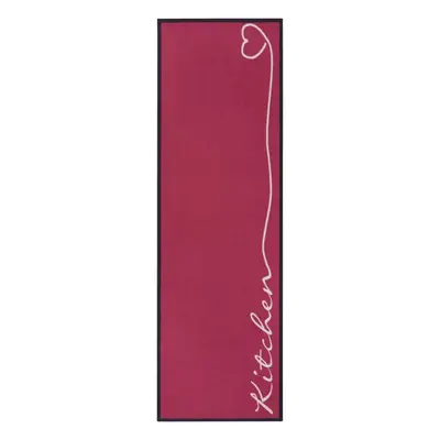 Kuchyňská předložka Zala Living Cook & Clean 105392 Raspberry Red 50x150 cm