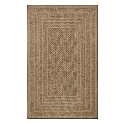 Kusový koberec Northrugs Forest 103992 Beige Brown 120x170 cm