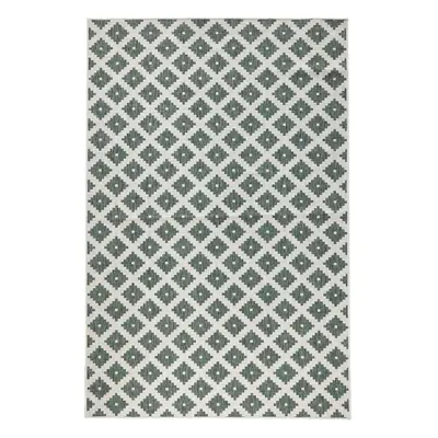 Kusový koberec Northrugs Twin 103125 Green Cream 200x290 cm